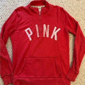 Ohio State PINK Quarter-Zip Sweatshirt